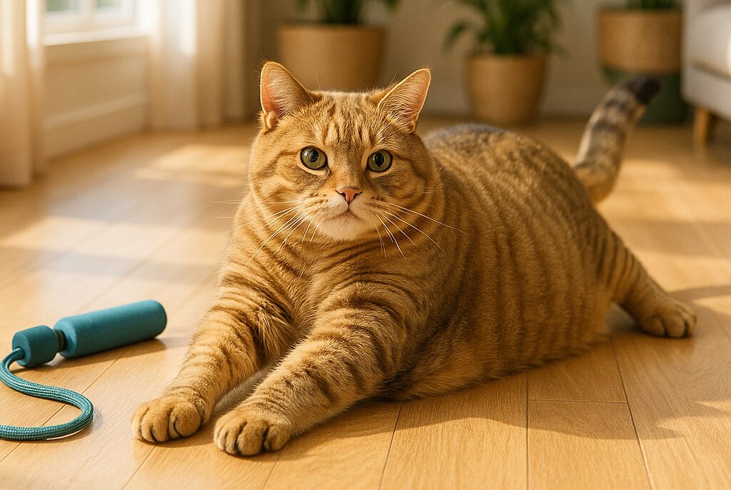 運動しないキジトラ