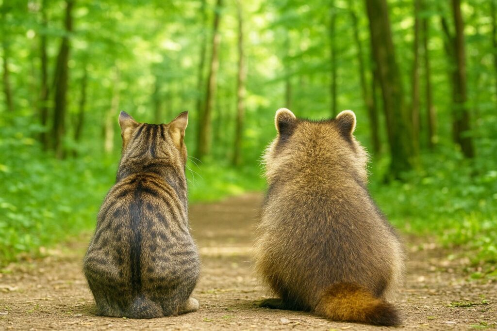 キジトラとたぬき