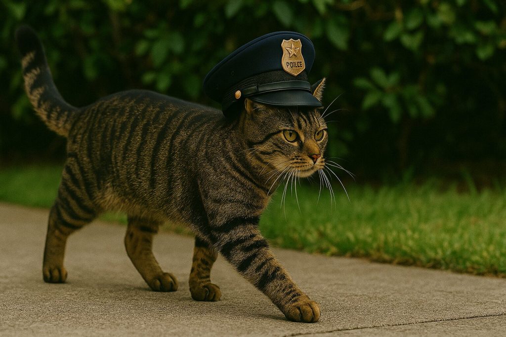 キジトラがパトロール