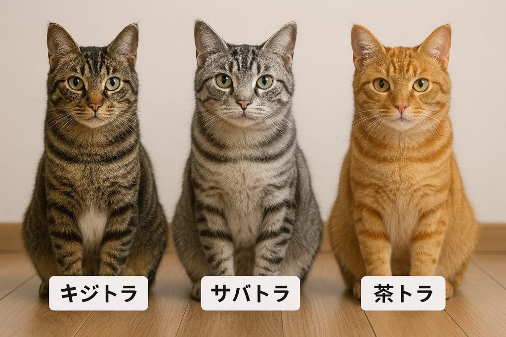 キジトラとサバトラと茶トラ