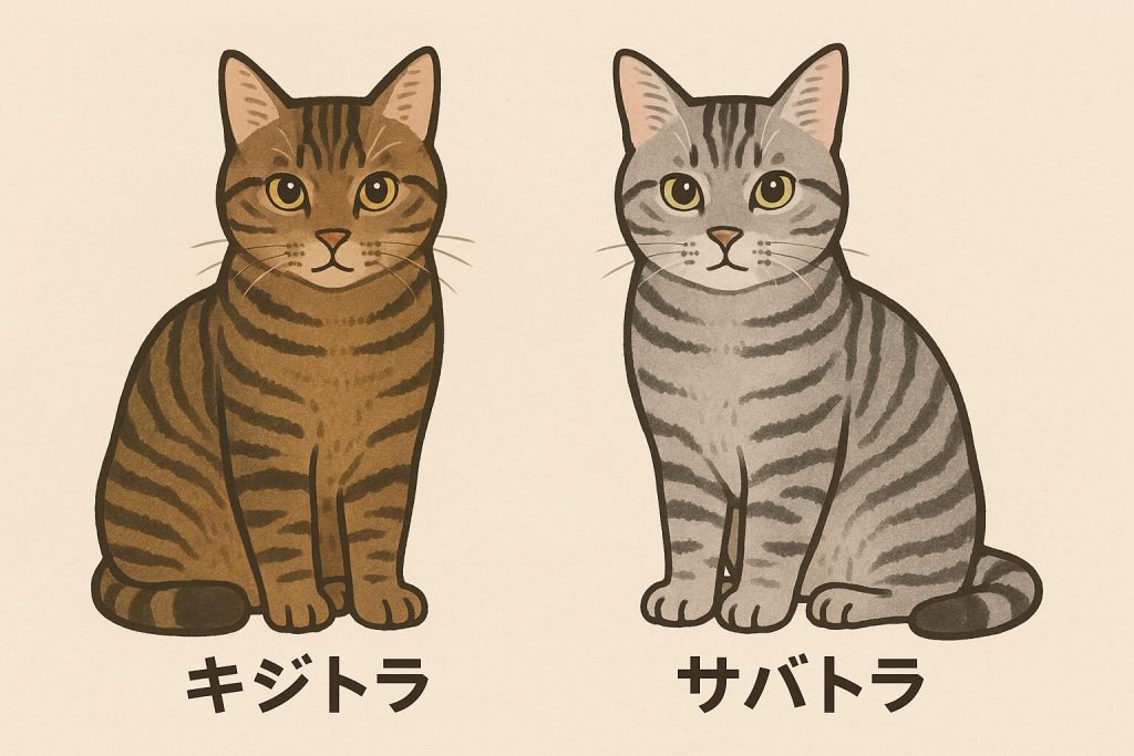 キジトラとサバトラ