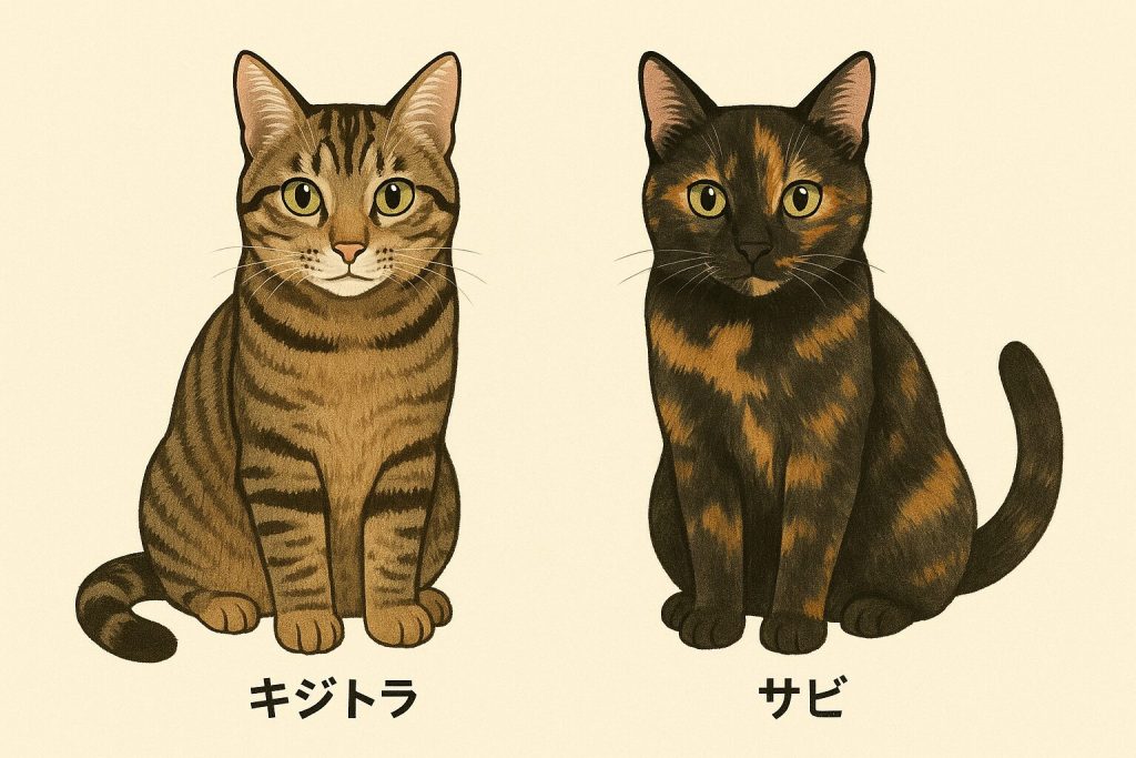 キジトラとサビ