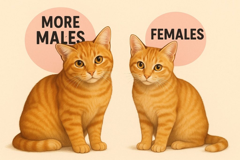 茶トラは男の子の方が多い