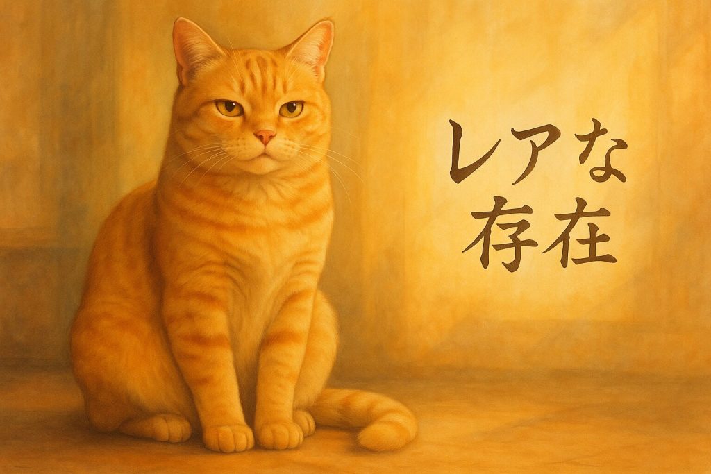 茶トラのメスはレアな存在