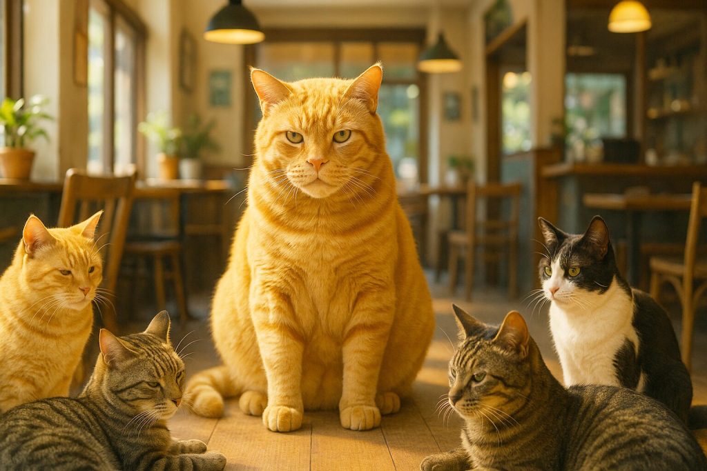 ボス猫の茶トラ