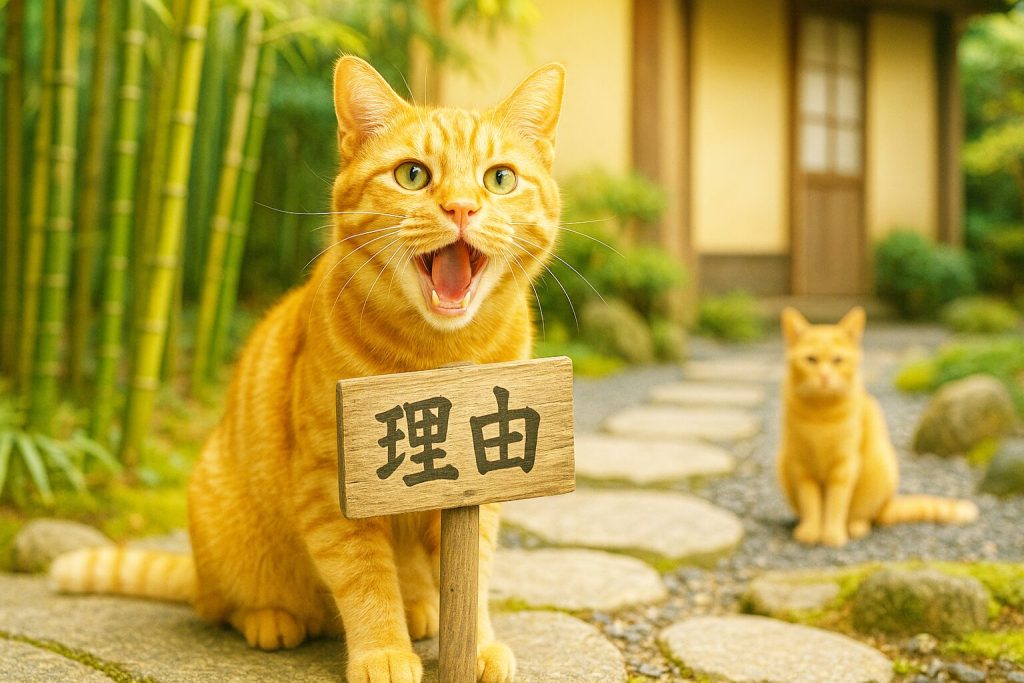 茶トラ猫が鳴く理由