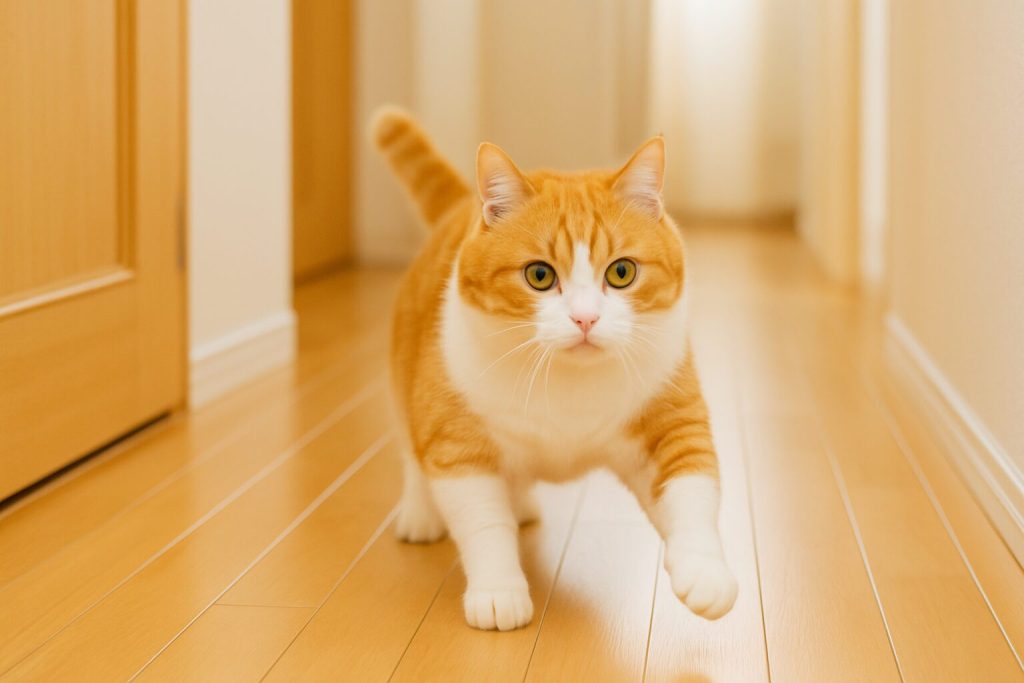 茶白のハチワレ