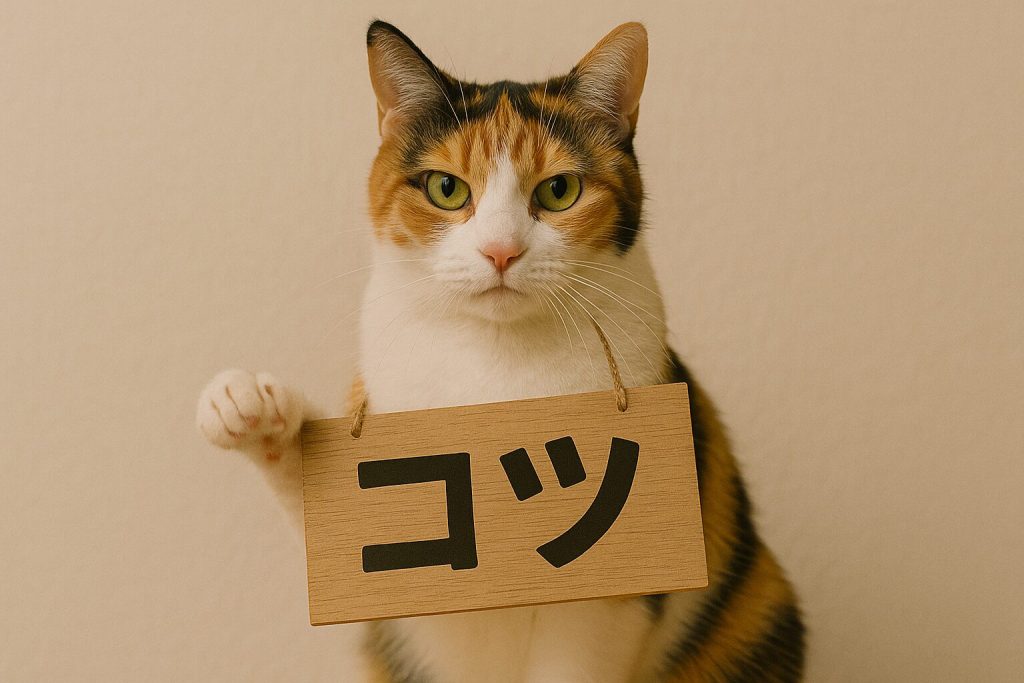 三毛猫のコツ