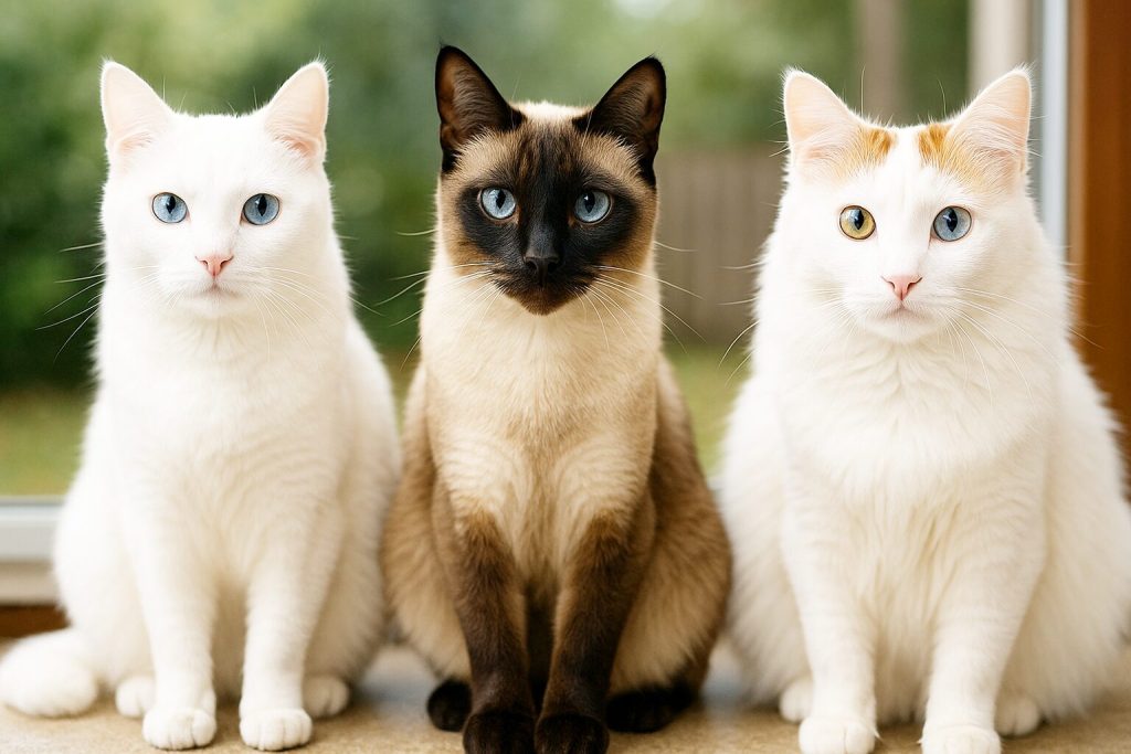 青い目の猫たち