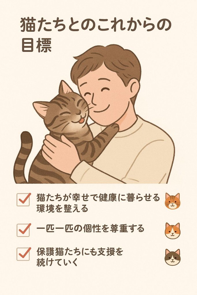 猫たちとのこれからの目標