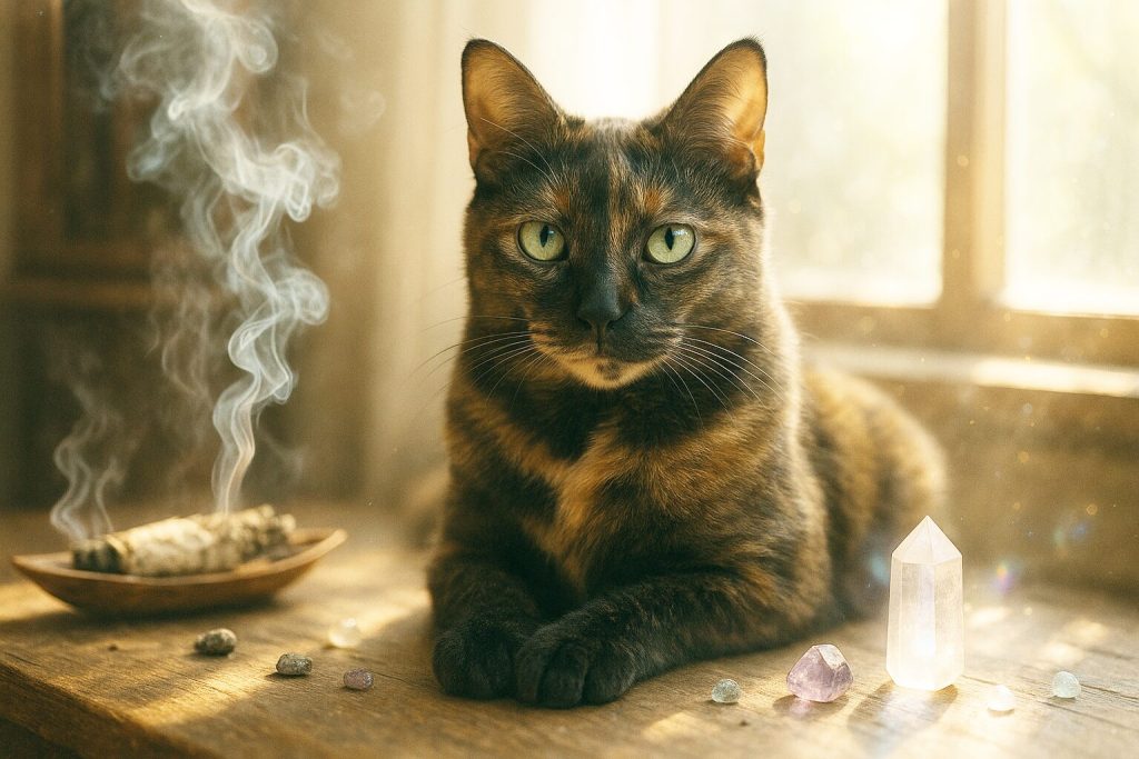 スピリチュアルなサビ猫