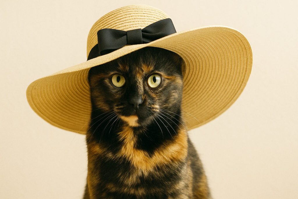 魅力的なサビ猫