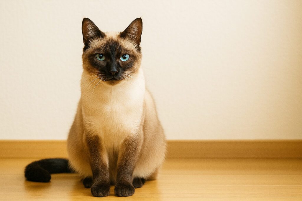 シャムミックス猫