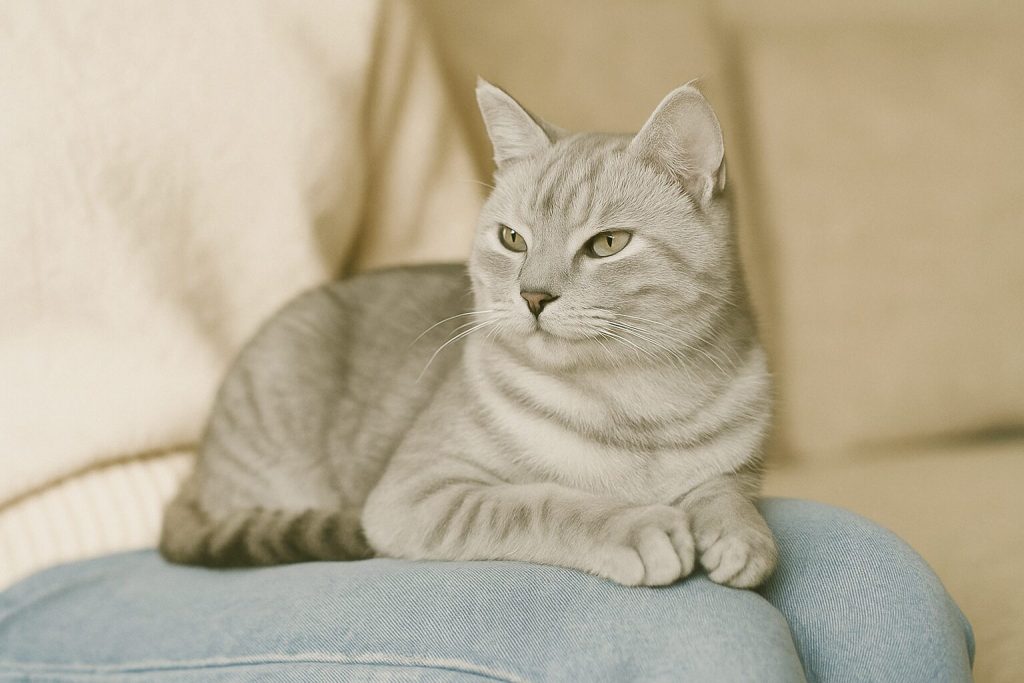 サバトラ猫がもたらす癒し