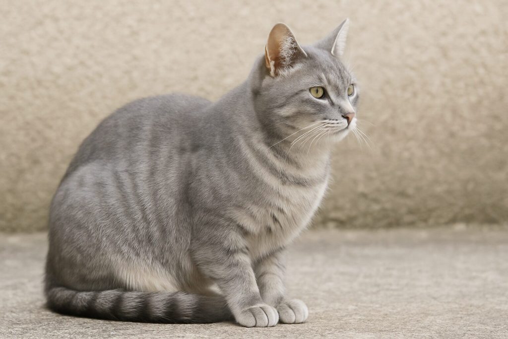 グラデーションがかかったサバトラ猫